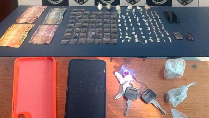 A Polícia Militar do Amazonas (PMAM) prendeu dois homens, de 19 e 35 anos, por envolvimento com o tráfico de drogas, em ações policiais efetuadas na quinta-feira (23), nos municípios de Rio Preto da Eva e Ipixuna.