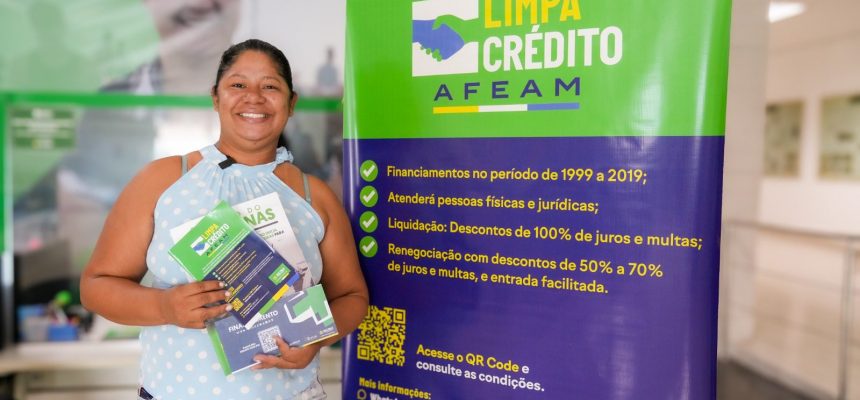 O Governo do Amazonas, por meio da Agência de Fomento do Estado do Amazonas (Afeam), realiza, a partir desta terça-feira (15), mais uma edição do programa Limpa Crédito, desta vez no município de Rio Preto da Eva (a 57 quilômetros de Manaus).